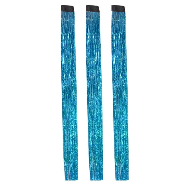 Pelucas con flequillo para mujer, peluca ondulada suelta, kit de 3 piezas de coloración, extensiones de cabello con horquillas de seda rizadas y brillantes.