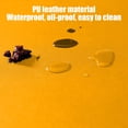 thumbnail image 4 of Premium Leather Dining Table Mat - Heat Resistant, Non-Slip, Waterproof & Oil-Proof Placemat - Reusable Double-Sided Desk Protector for Home & Office (16.92x14.17in), 4 of 5