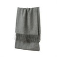 thumbnail image 2 of Decodeary Lightweight And Portable Scarf Versatile And Easy To Match Stay Fashionable In Any Weather Scarves Grey, 2 of 6