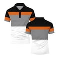 thumbnail image 5 of Tbopshirt Short Sleeved Shirts for Men Plus Size with Collar Business Collar Casual Sports Printed Button Top Shirt,S-5XL, 5 of 6