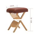 thumbnail image 4 of Taburete de redacción de salón Yuyangstore Silla de cuidado de belleza facial taburete plegable de masaje portátil, 4 of 5