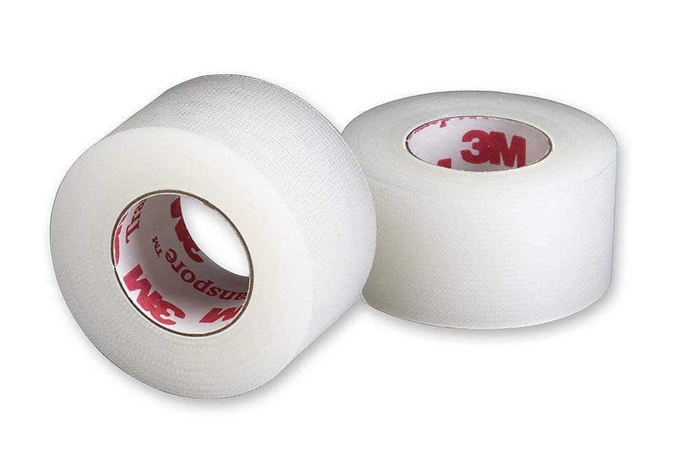 2Pack Surgical Tape. [3M Transpore], 1 in. x 10 yds. (Set of 2 Rolls