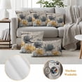 thumbnail image 6 of Spring Tulips Flower Outdoor Waterproof Pillow Covers, Vintage Floral Barn Doors Rustic Beige Decorative Square Throw Pillowcase Sofa Cushion Sham for Patio/Couch/Chair, 18"x18" 2 Pack, 6 of 8