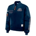 thumbnail image 2 of Women's WEAR by Erin Andrews Navy Denver Broncos Patch Full-Zip Bomber Jacket, 2 of 5
