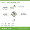 thumbnail image 2 of Symmons 599215Trm Birch Tub And Shower Trim Package - Chrome, 2 of 5