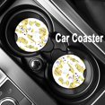 thumbnail image 3 of SPEKSEE Musical Instruments Print Ceramic Car Interior Coasters 2 Pack, Anti Slip 2.56 Inch Absorbent Cup Mat Interior Accessories Fit for Most Cars, 3 of 7