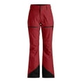 thumbnail image 6 of KIHOUT Women's Color Block Pocket Windproof Waterproof Ski Pants - Polyester Sport Snow Trousers (S, M, L, XL, XXL, XXXL) – Wear Over Fleece Base Layers or as Standalone Hiking Pants, 6 of 8