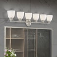 thumbnail image 5 of Livex Lighting Somerville Bath Light in Brushed Nickel, 5 of 13