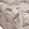 thumbnail image 4 of Swivel Rocking Chair Slipcovered Armchair - Comfortable Living Room Seating, 4 of 8
