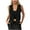 Black2, variant on SHTXOZHI Womens Fringe Vest Sleeveless Open Front Cardigan Tassel Coats Trendy Outerwear