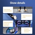thumbnail image 4 of Foldable Laptop Holder Stand Cooling Pad Table Bracket With Radiator Silent Fan Notebook Accessories, 4 of 8