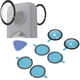 thumbnail image 4 of Protectores de lente dual ANGGREK para Insta360 ONE X2 HD Alta transmitancia antiarañazos, 4 of 8
