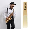 thumbnail image 3 of EeaseCA 10PCS Saxophone Reeds Replacement Bamboo Strength 2.5 Bb Sax Traditional Reeds, 3 of 8
