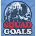 thumbnail image 2 of Squad Goal Founding Fathers Funny USA Unisex Plus Fleece Graphic Sweatshirt Brisco Brands 2X, 2 of 6