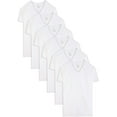 thumbnail image 4 of Fruit of the Loom Men's Short Sleeve White V-Neck T-Shirts, Multi-pack, Medium - 12 Pack, 4 of 4