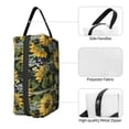 thumbnail image 3 of Goofa Sunflowers Printed Toiletry Bag with Handle,Large Capacity Travel Makeup Cosmetic Bag for Women, Carry on Airport Airline Compliant Bag, 3 of 9