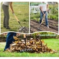 thumbnail image 7 of Iron Weed Rake with Wooden Long Handle, 8 Teeth Weed Puller Tool Heavy Duty, Manual Gardenia Weeding Rake Tool for Yard, Lawn and Garden, 56Inch, 7 of 7