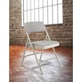 thumbnail image 2 of Pemberly Row Chaise Pliante Rembourrée en Tissu de 29,5 Po en Pierre Grise (Ensemble de 4), 2 of 6