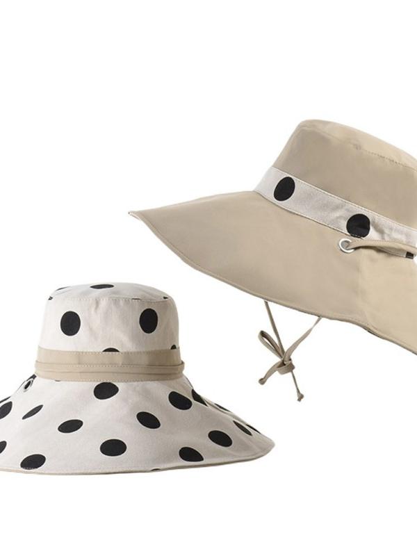 Double-sided Womens Sun Protection Hats 