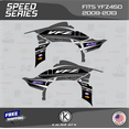 thumbnail image 2 of Kalair GFX Graphics Kit for Yamaha ATV YFZ 450 (2009-2013) Speed Series, 2 of 5