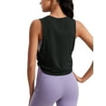 thumbnail image 3 of CRZ YOGA Pima Cotton Tank Tops for Women Workout Yoga Running Loose Crop Sleeveless Shirts, 3 of 7