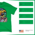 thumbnail image 4 of Tee Hunt Dean Russo Cute Lazy Sloth T-Shirt Funny Wild Life Colorful Men's Tee, Green, X-Large, 4 of 5