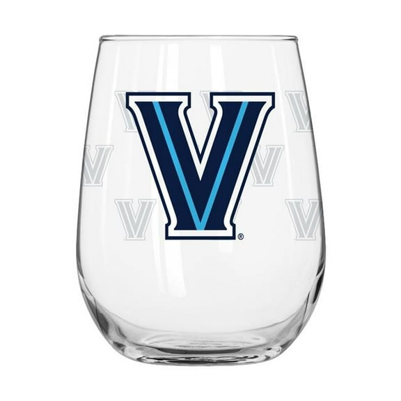 Logo Brands 269-G16CB-10 Villanova 16 oz Satin Etched Glass Curved Beverage