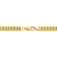 thumbnail image 4 of 10K Yellow Gold chain Curb 24 in 7.3 mm Semi-Solid Miami Cuban, 4 of 5