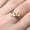 Yellow, variant on New Women Double Heart Sparkling Cubic Zirconia Ring