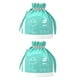 thumbnail image 3 of FELTECHELECTR 2 rollos de toallas faciales desechables, toallas húmedas y secas, toallas desmaquillantes, 3 of 7