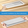 thumbnail image 7 of Floor Vent Cover, Magnetic Cover Mesh Ventilation Filter for Home Floor/Wall/Ceiling to Capture Debris Hair Dust C, 7 of 7