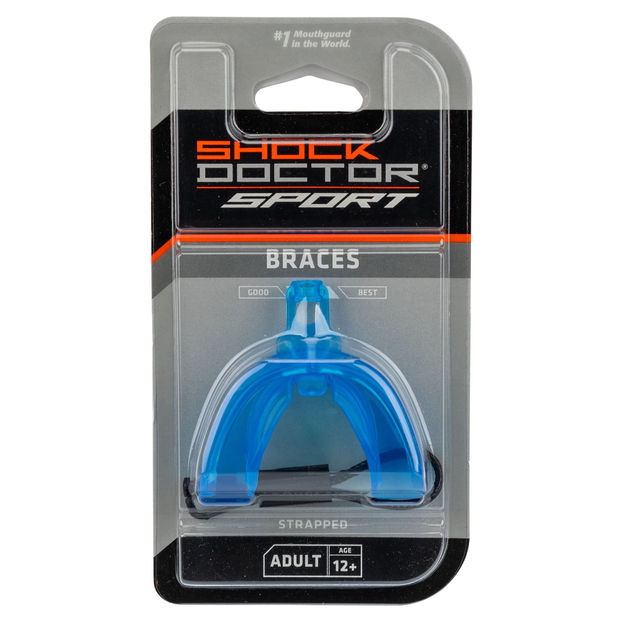 Protect Your Teeth & BRACES While Playing Sports Youth & Adult Sizes Shock Doctor Mouth Guard for Braces 