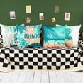 thumbnail image 2 of Hello Summer Pillow Covers 18x18 Beach Theme Decorative Throw Pillow Covers for Home Patio Party Decor 18x18, Set of 4, 2 of 6