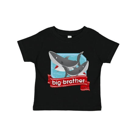 

Inktastic Big Brother Shark Boys Toddler T-Shirt