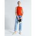 thumbnail image 2 of Free Assembly Women's and Women's Plus Smocked Peplum Sleeveless Cotton Top, Sizes X-4X, 2 of 5