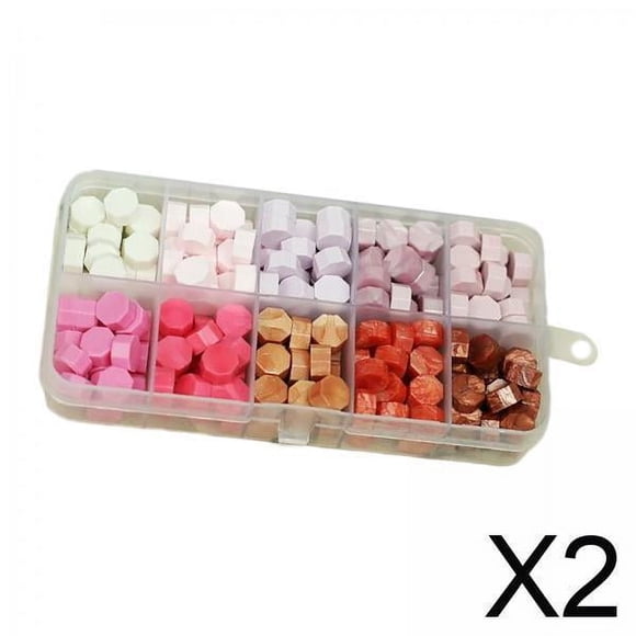 2x200 Piezas De Cuentas Multicolor Para Envolver Regalos, Sellar Tarjetas Y Sobres