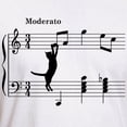 thumbnail image 3 of CafePress - Cat Jumping To Note T Shirt - Fitted T-Shirt, Vintage Fit Soft Cotton Tee, 3 of 4