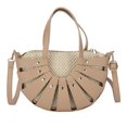 thumbnail image 2 of Bolso de paja con cierre emallera, de paja, bolso informal de pya hecho a mano, bolso de mano para mujer, monedero con Macarena bolso de paja, 2 of 8