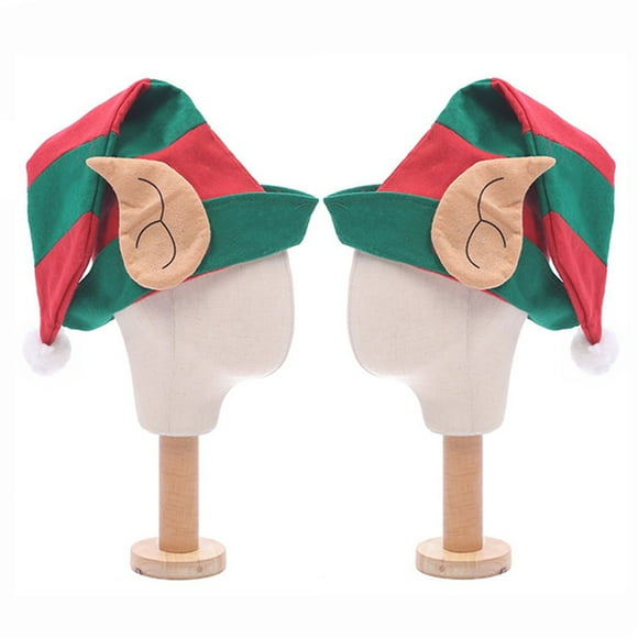 2pcs Clown Oreille Elf Chapeaux Accessoires de Photo de Fête Costume de Fête pour la Performance de Noël