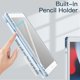 thumbnail image 4 of Funda azul claro para iPad de 10,2 pulgadas (9.ª/8.ª/7.ª generación, 2021/2020/2019) con portalápices, cubierta trasera delgada transparente a prueba de golpes con soporte para tableta, 4 of 5