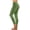 Army Green plus size high waisted leggings a1, variant on Cagogo Women's Plus Size High Waisted Stretch Leggings Solid Sporty Workout Tight Yoga Pants for Active Lounge Daily Wear, Army Green M