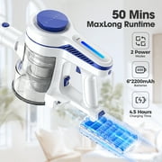 ORFELD Cordless Vacuum Cleaner, 40KPa 50mins Stick Vacuum Lightweight for Hardwood Carpet Pet, V19