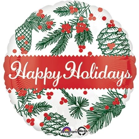 Pinecone Red Berry - Happy Holidays Pinecones & Holly Berries 18
