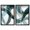 Black Frame, variant on Teal Swirl Shadowbox Print Abstract Art Set By Art Remedy, White Frame, 10 x 15