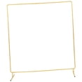 thumbnail image 4 of Soporte de fondo para arco de boda, suministros decorativos, soporte de arco de globos cuadrado de metal 240 cm x 240 cm, 4 of 9