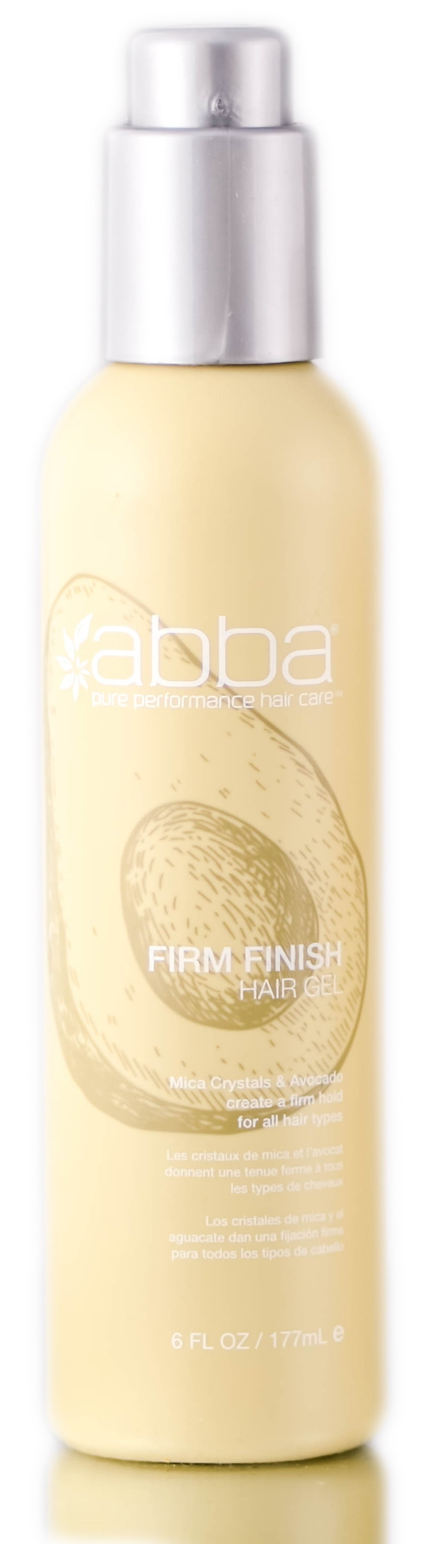 Abba Pure Firm Finish Hair Gel - 6 oz