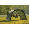 thumbnail image 4 of ShelterLogic Round Style Run-in Shelter, Green, 12 x 20 x 8 ft., 4 of 8
