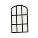 thumbnail image 5 of Espejo de pared con rejilla y panel de ventana arqueado para cocina, dormitorio y apartamento. Negro, 5 of 9