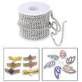 thumbnail image 6 of of 3mm Rhinestone Cup Chains Clear Crystal ming Claw Chain Sewing Craft - about 10Yards/Roll ,, 6 of 9