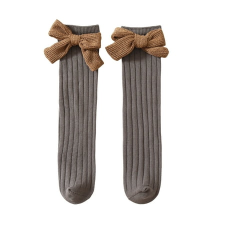 

Juhai Socks 1 Pair Daily Wear Breathable Fashion Bow-knot Toddler Socks